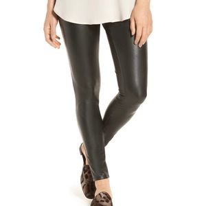 Faux black leather leggings by Halogen - Nordstrom
